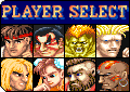 Street Fighter II menu